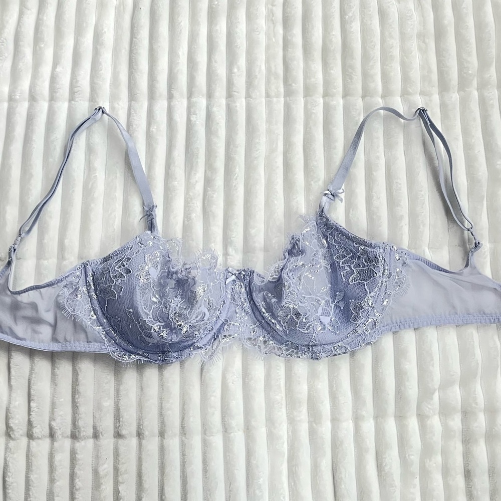 Victoria’s Secret Wicked Allure Lace Balconette Bra in Lavender